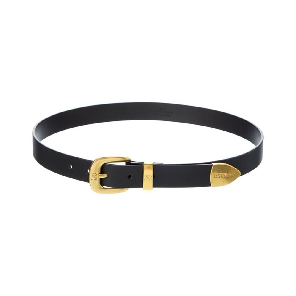 Off-White™ Leather Belt, Black